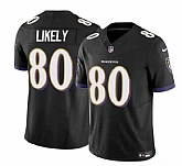 Men & Women & Youth Baltimore Ravens #80 Isaiah Likely Black 2023 F.U.S.E. Vapor Limited Stitched Jersey,baseball caps,new era cap wholesale,wholesale hats